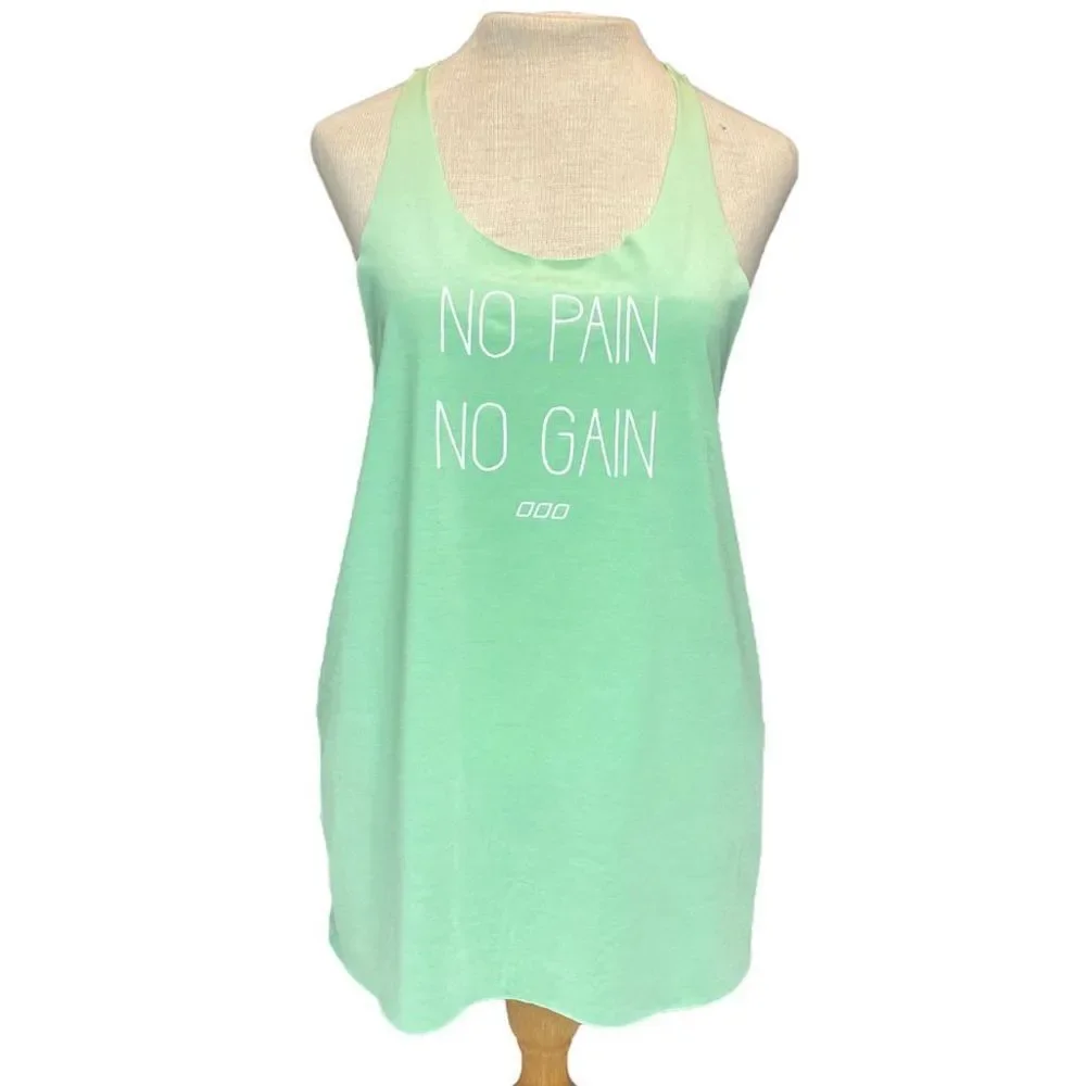 LORNA Jane ‘Easy To Wear’ Active Run Tank in Mint Sorbet Marl Size Medium